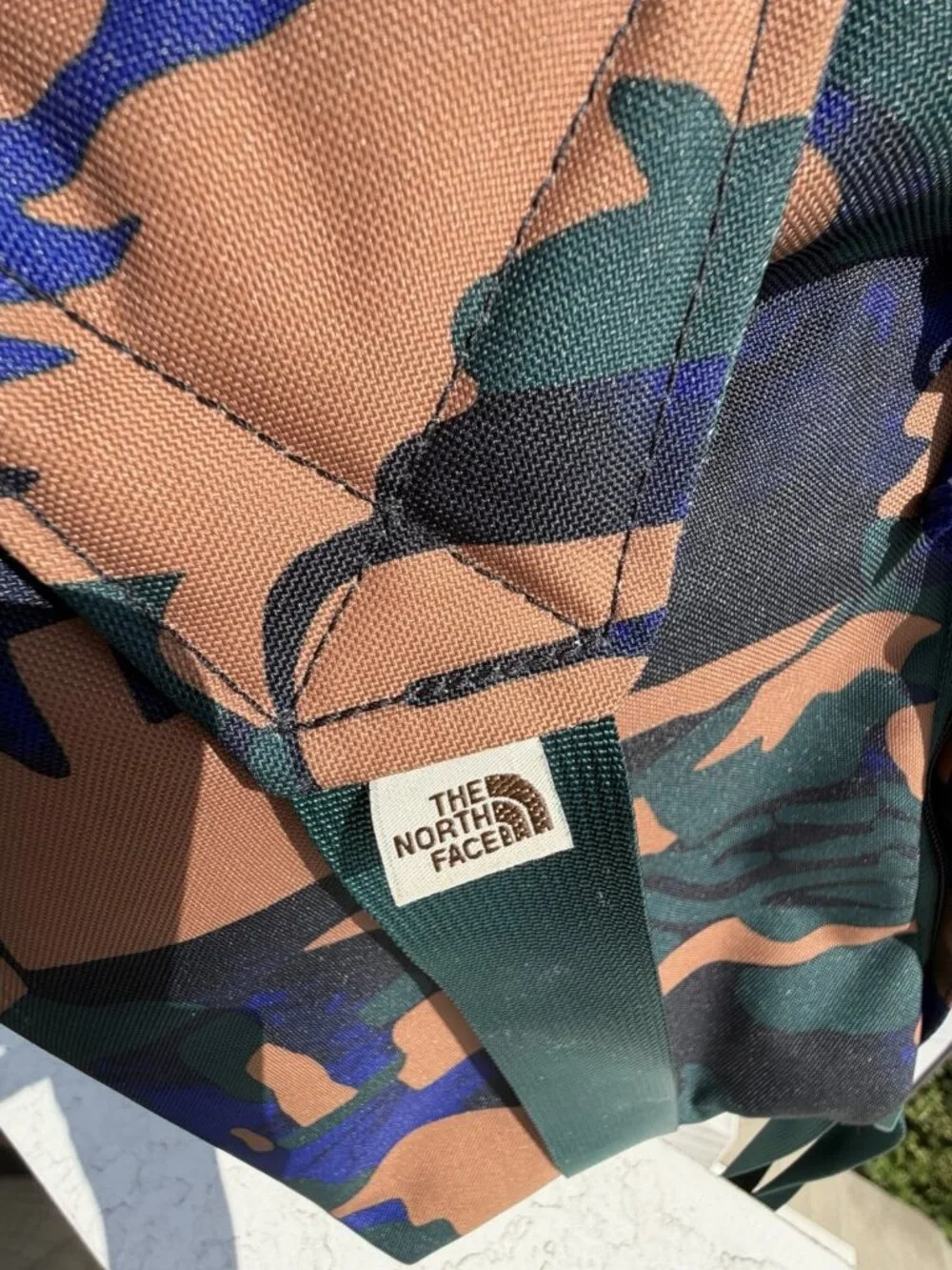 The North Face Camo Berkeley sling crossbody bag Yosemite Bay Dome gorpcore